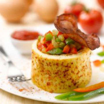 Omelette aux saveurs du Pays Basque