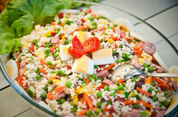 Salade de riz complète