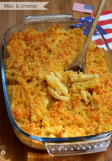 Mac & cheese (Gratin de macaroni au cheddar)