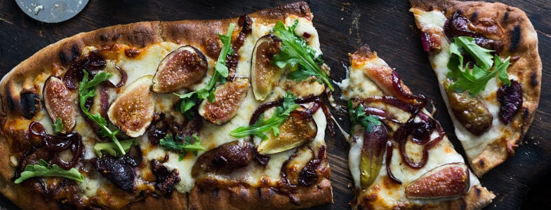 Pizza aux figues et gorgonzola