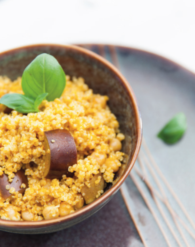 Curry végétarien au quinoa