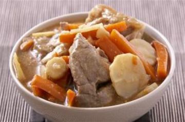 Ragoût de veau aux panais et carottes