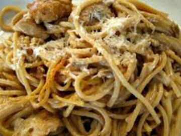 Spaghetti escalope