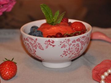 Sorbet fraise 