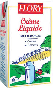 Crème liquide UHT