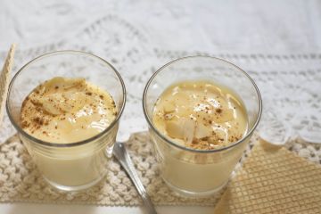Crème au cappuccino et aux amandes