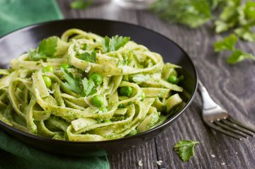 One pot pasta aux légumes verts