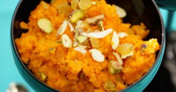 Halwa carottes, pistaches et cajou : dessert indien 