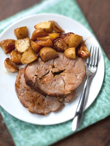 Gigot d'agneau aux pommes boulangères