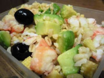 Salade fraîcheur au crabe et à l'avocat