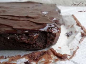 Fondant au chocolat, aux noisettes & son glaçage