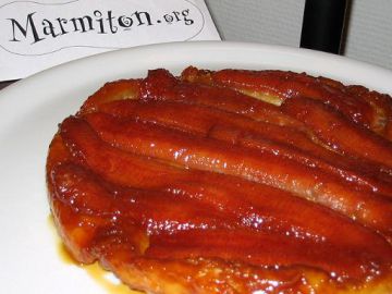 Tarte tatin à la banane épicée