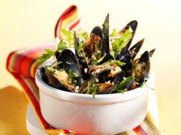 Moules à la plancha