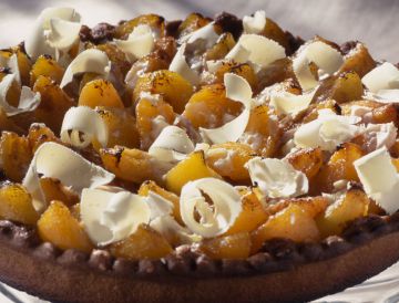 Tarte gourmandine abricot et chocolat blanc