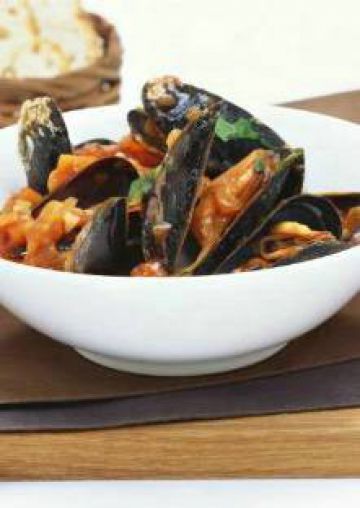 Moules à la tomate