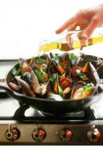 Wok aux moules et au chorizo