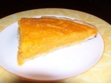 Tarte aux carottes parfumée au kirsch