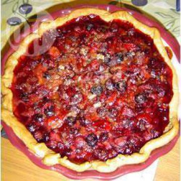 Tarte cerises et myrtilles