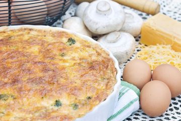 Quiche sans pâte thon et gruyère