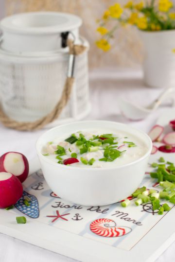 Potage aux radis nouveaux