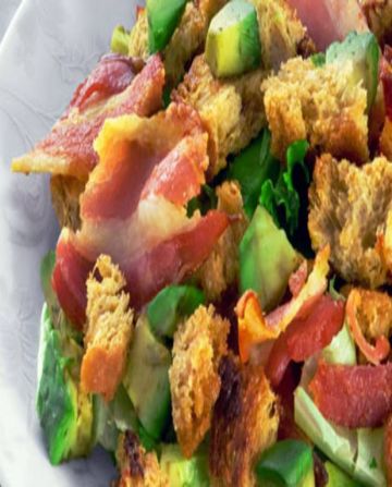 Salade avocat et jambon de Parme