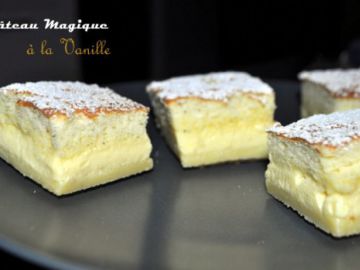 Gâteau magique à la vanille