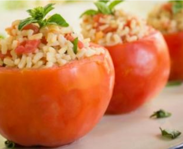 Tomates farcies au riz