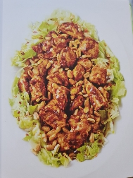 Salade de poulet aux cacahuètes