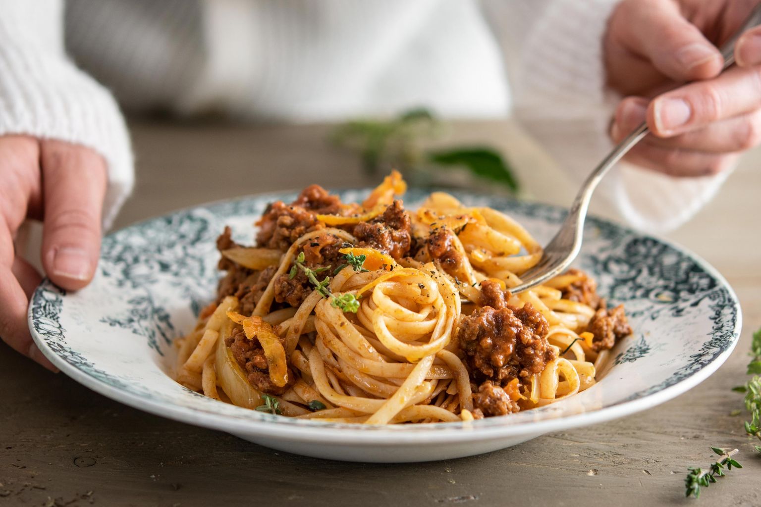 Spaghetti façon bolognaise