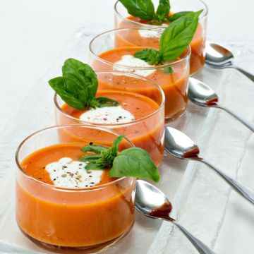 Gaspacho aux légumes rouges