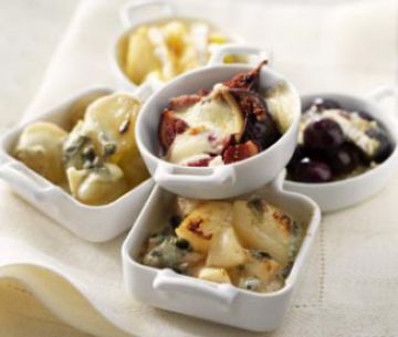 Minigratins de fruits aux fromages