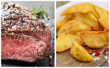 Faux-Filet de boeuf et potatoes