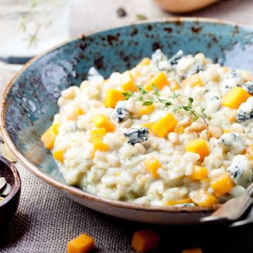 Risotto au bleu d'Auvergne