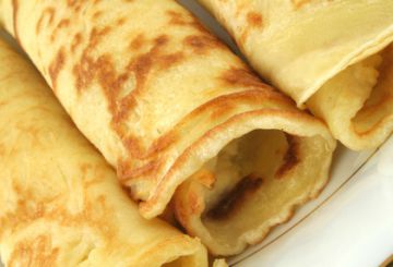 Crêpes normandes aux pommes