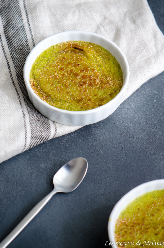 Crème brûlée aux asperges