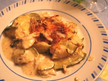 Lasagnes courgette et cabillaud