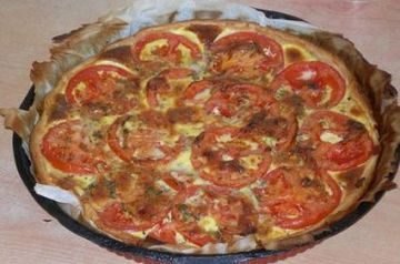 Tarte au thon et à la tomate