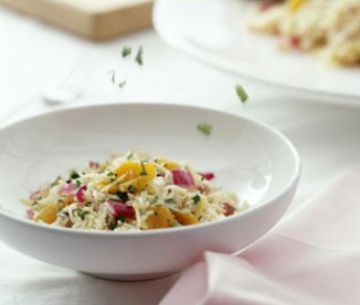 Risotto abricot gingembre