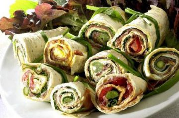 Wraps au jambon de Parme