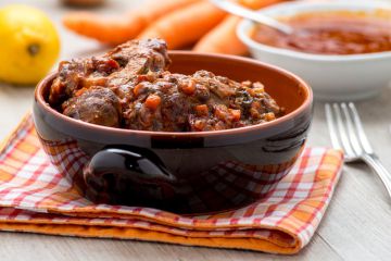 Osso bucco de veau aux légumes