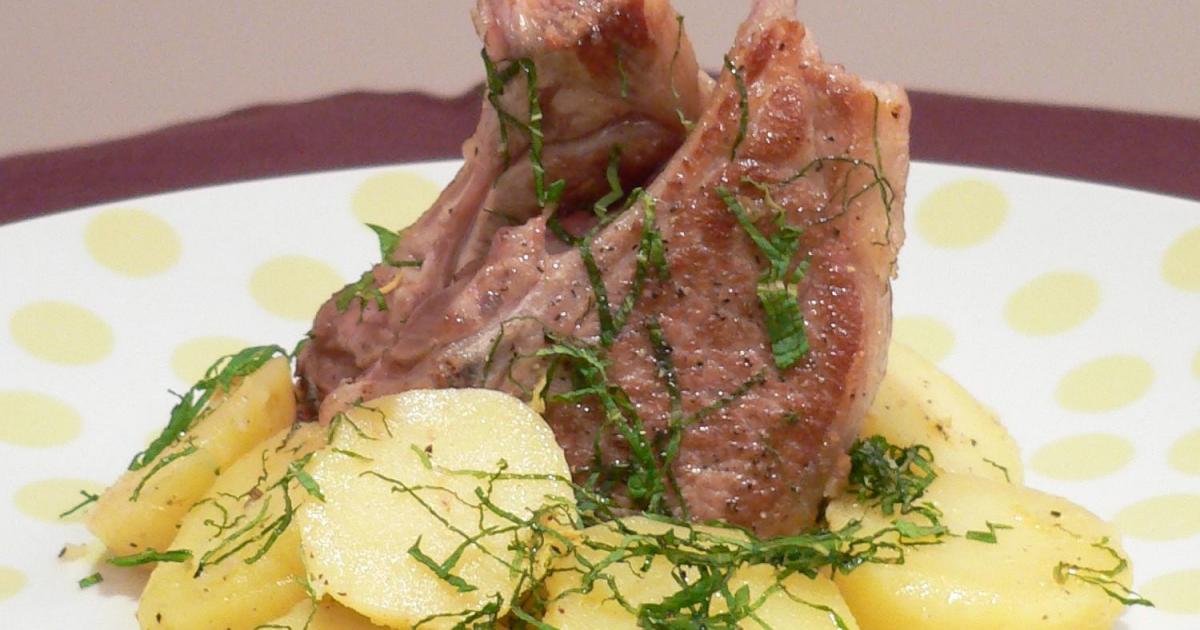 Côtes d'agneau et salade de pdt 15€