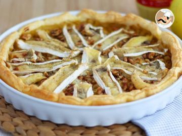 Tarte au camembert et aux pommes