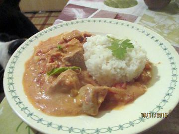 Sauté de porc Curry à l'ananas