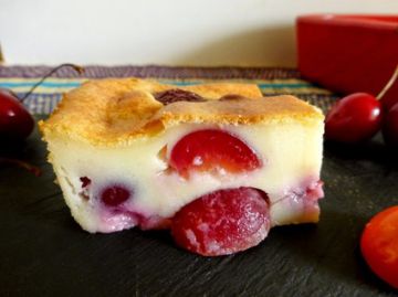 Clafoutis aux cerises et mascarpone