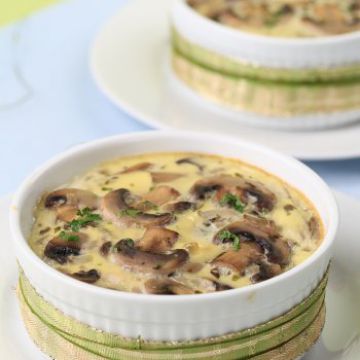 Oeufs farcis au gratin