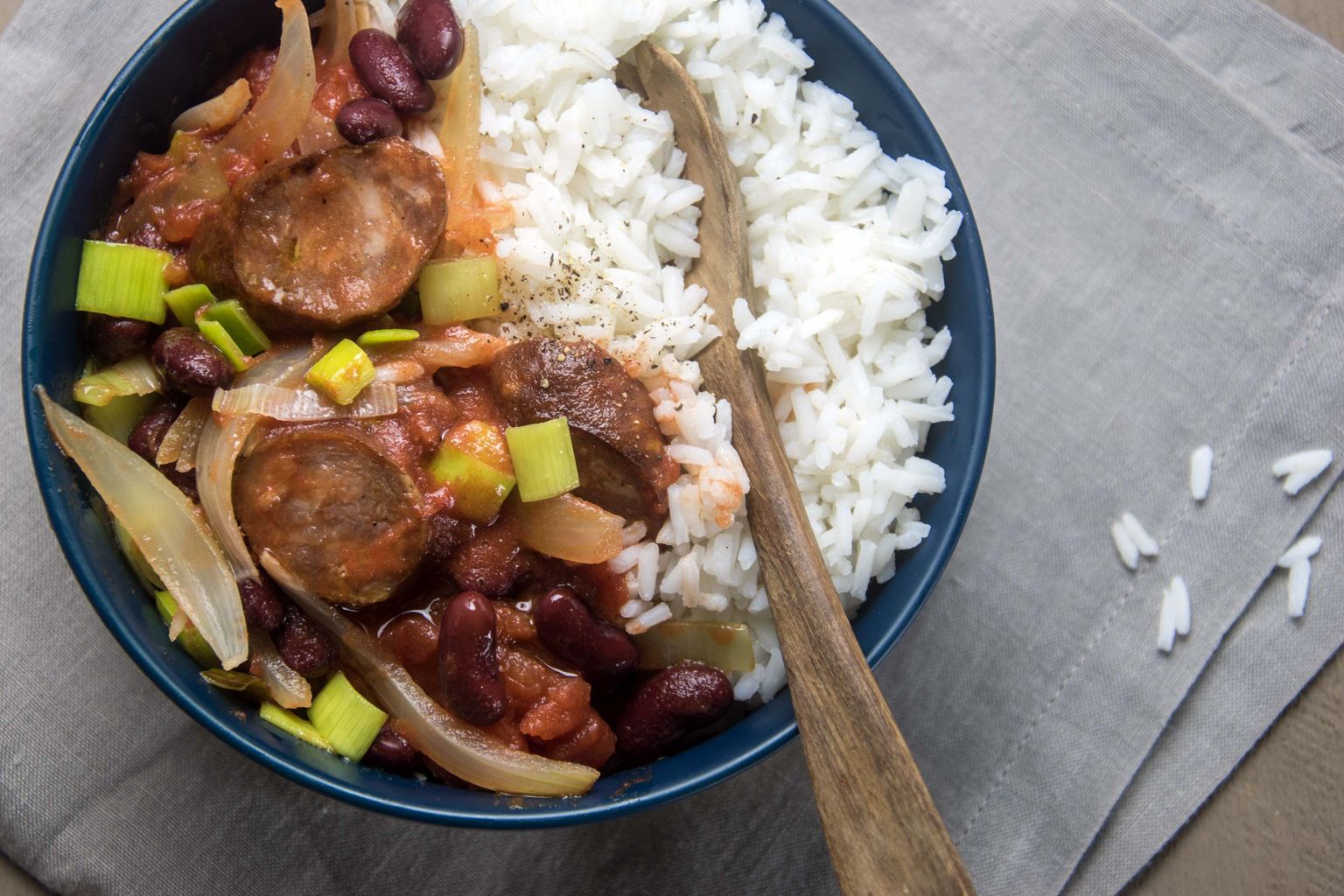 Rougail de saucisses fumées