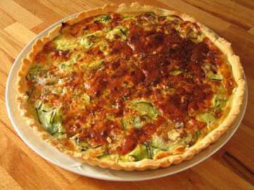 Tarte à la courgette et au chèvre