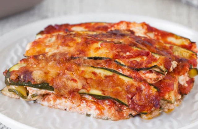 Lasagnes de Courgettes light