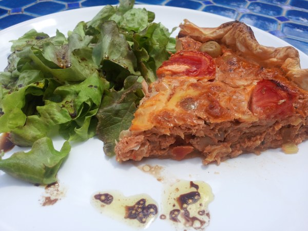 Quiche Sans Pâte aux Poireaux et Thon à la tomate light