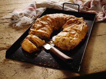 Strudel au chou et au lard